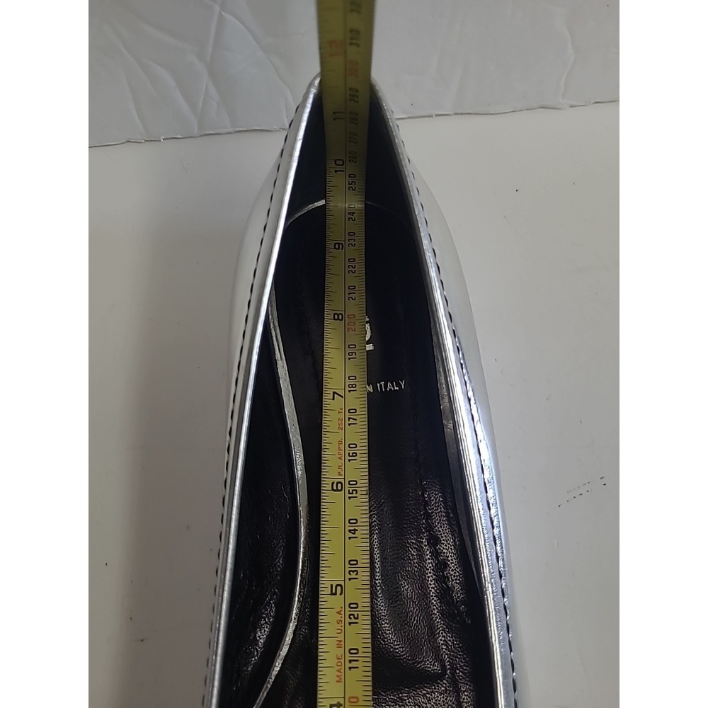 Fendi Silver Flats with Buckle Detail - Picture 16 of 16